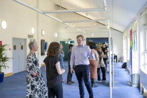 INSPIRE students presenting their work